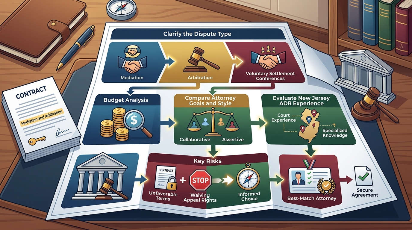 Finding Your ADR Attorney in New Jersey: A Step-by-Step Decision Framework