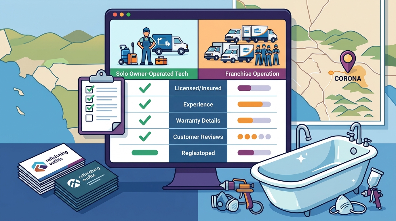 How to Choose the Right Bathtub Reglazing Company in Corona, CA — A Homeowner's Checklist