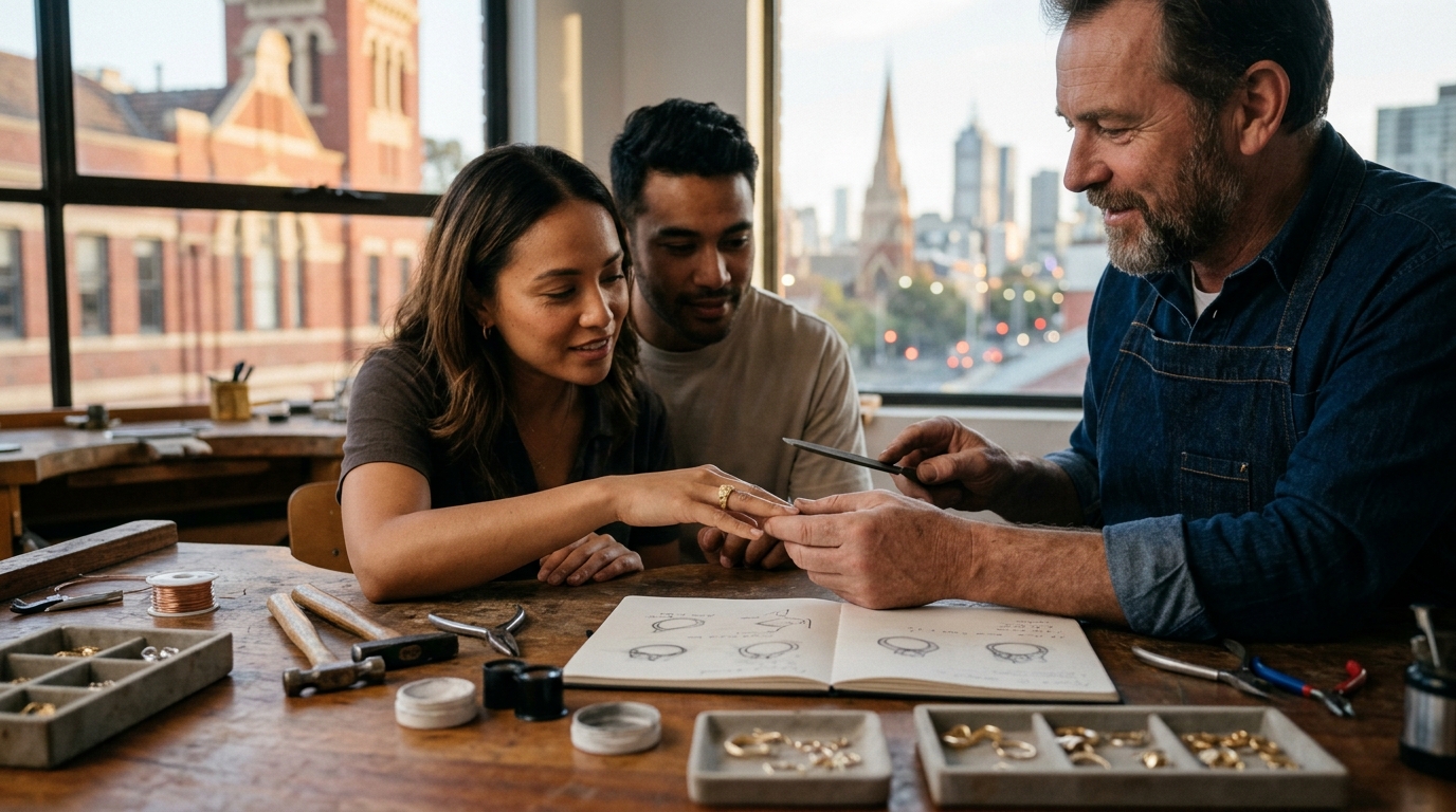 Where Can I Get a Bespoke Wedding Band Designed in Melbourne?