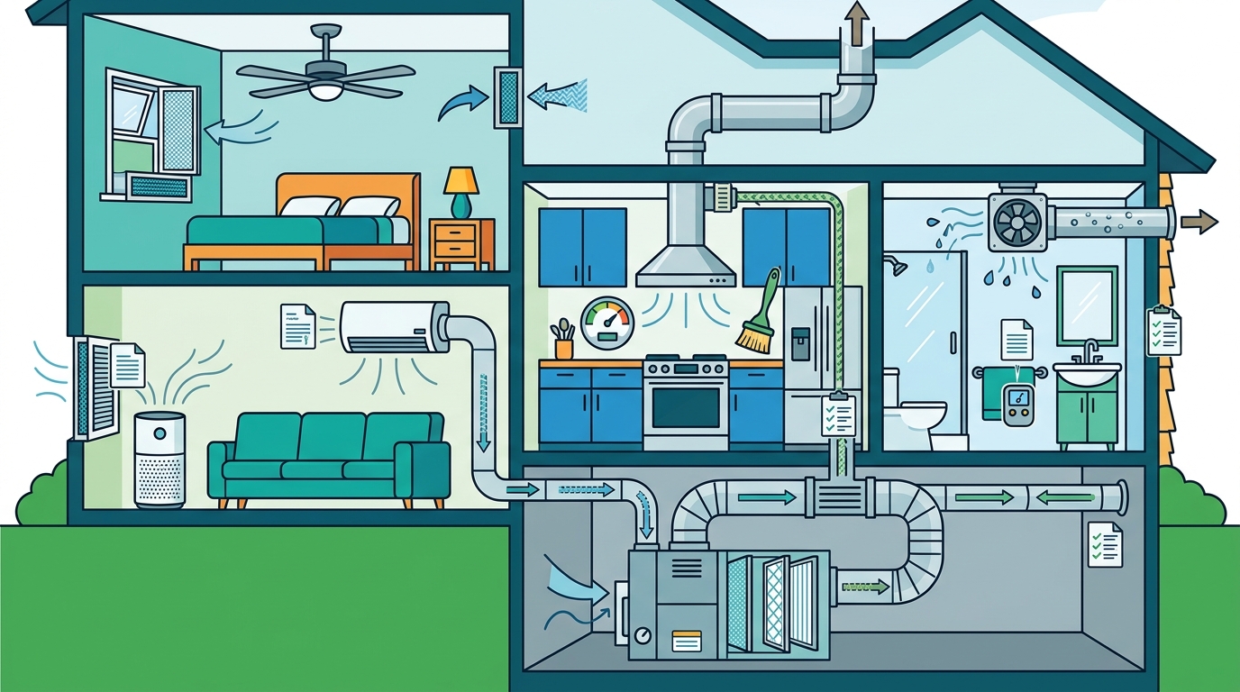 Home Ventilation and Respiratory Health: A Room-by-Room Action Plan