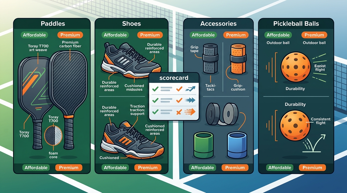 Pro-Level Pickleball Gear on a Budget: A Side-by-Side Comparison of Affordable vs Premium Equipment in 2026
