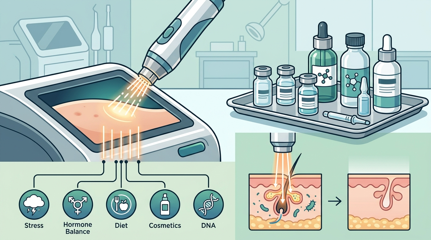 Adult Acne Decoded: 5 Hidden Triggers and the Laser Treatments Med Spas Use to Eliminate Them