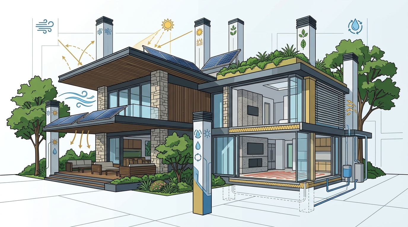 7 Pillars of Bioclimatic Luxury: A Practical Framework for Building a High-End Sustainable Residence