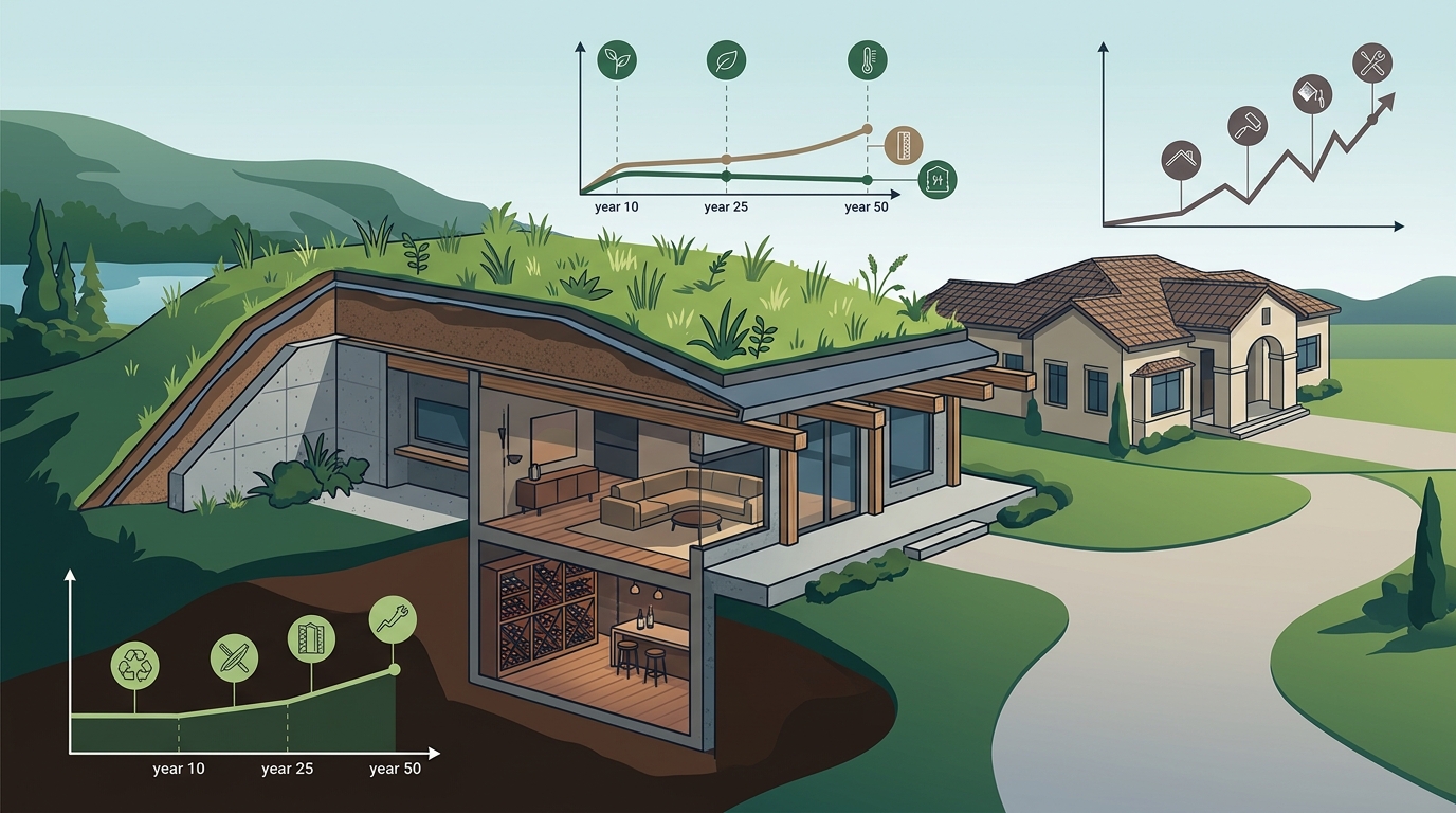 Earth-Sheltered Luxury Villas: A Maintenance-Cost Analysis Across Five Decades of Ownership