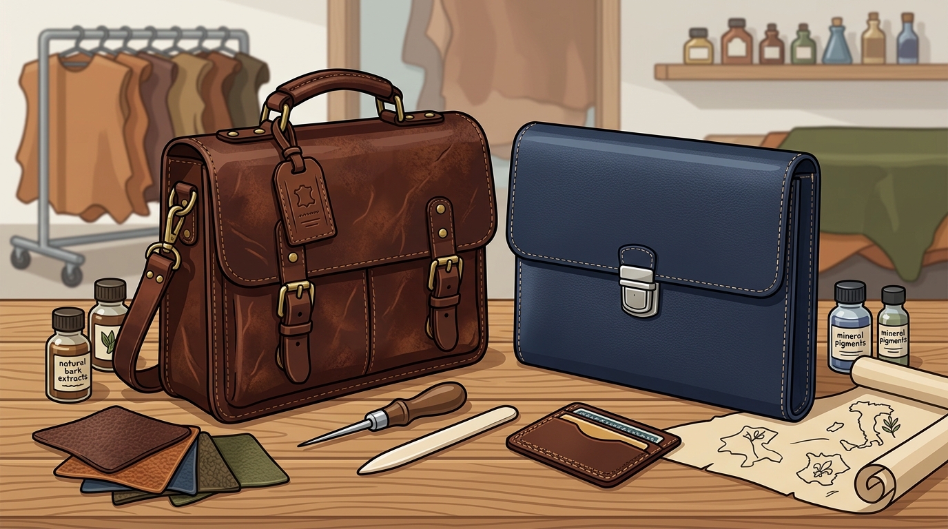 The Leather Behind the Label: How Italian and French Tanning Traditions Shape Luxury Business Accessories