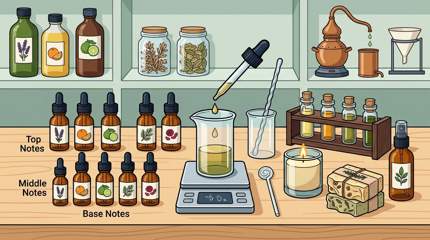 How to Create Custom Fragrance Blends for Homemade Products