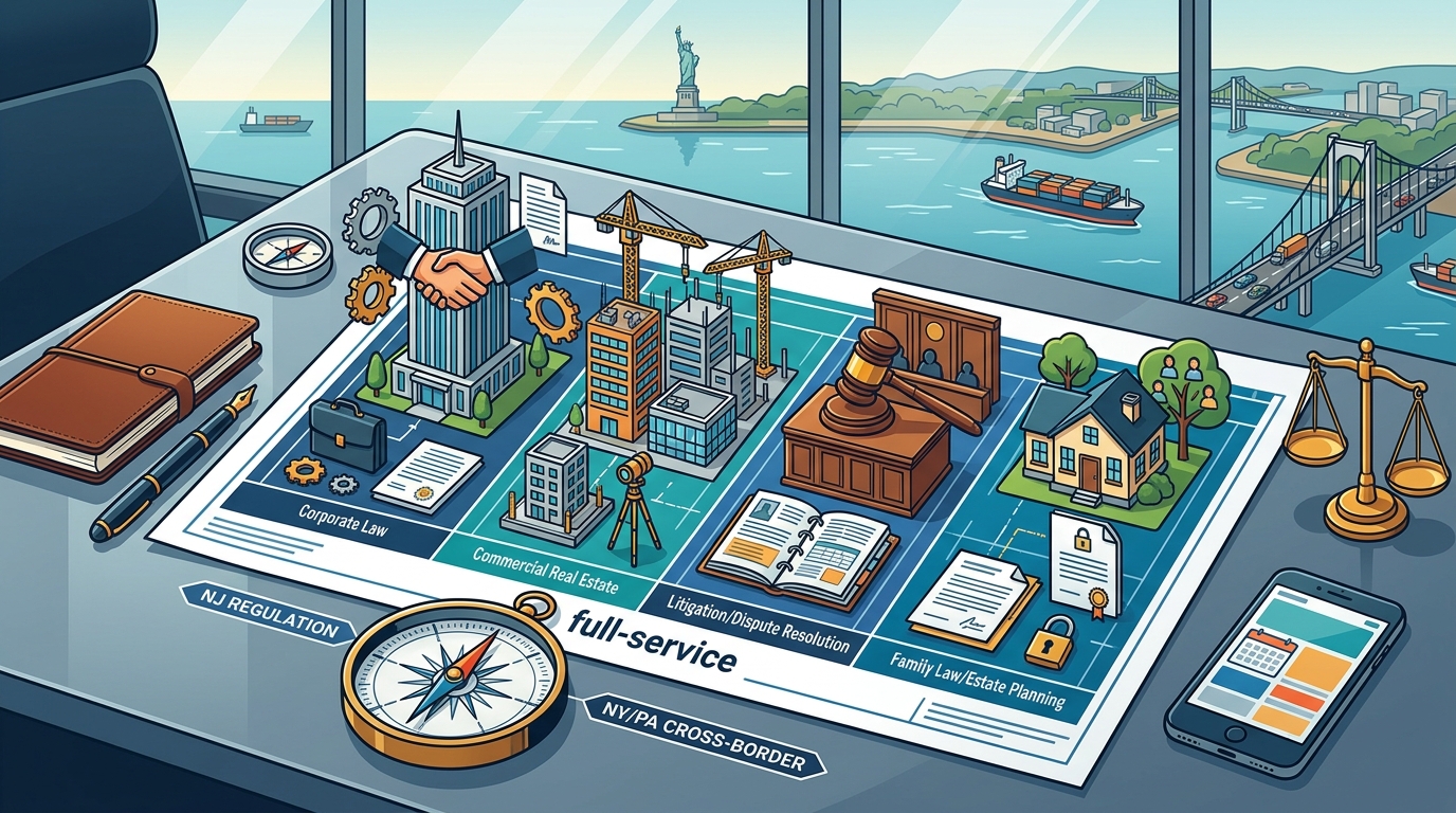 Key Areas of Focus for a Full-Service Law Firm in NJ
