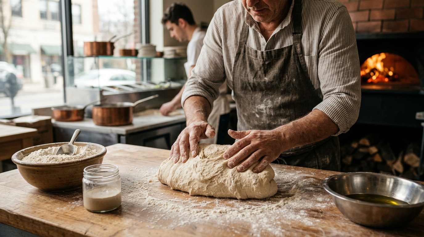 Pizzeria That Makes Dough From Scratch in White Plains
