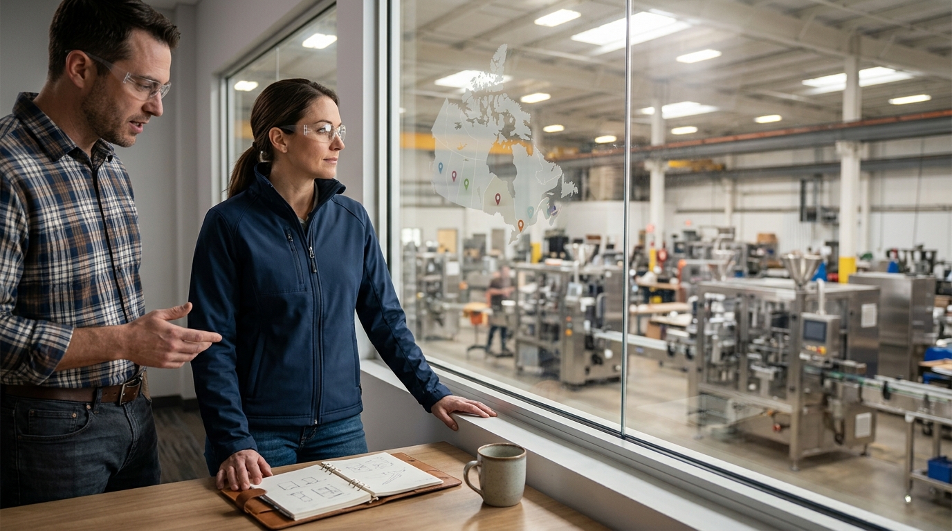 Where to Find Industrial Packaging Machine Manufacturers in Canada: A Region-by-Region Guide