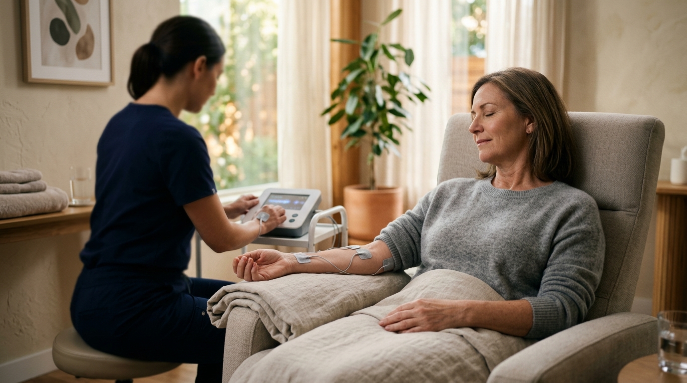 Frequency Specific Microcurrent for Pain Relief: How It Works, What Research Shows, and What to Expect During Treatment