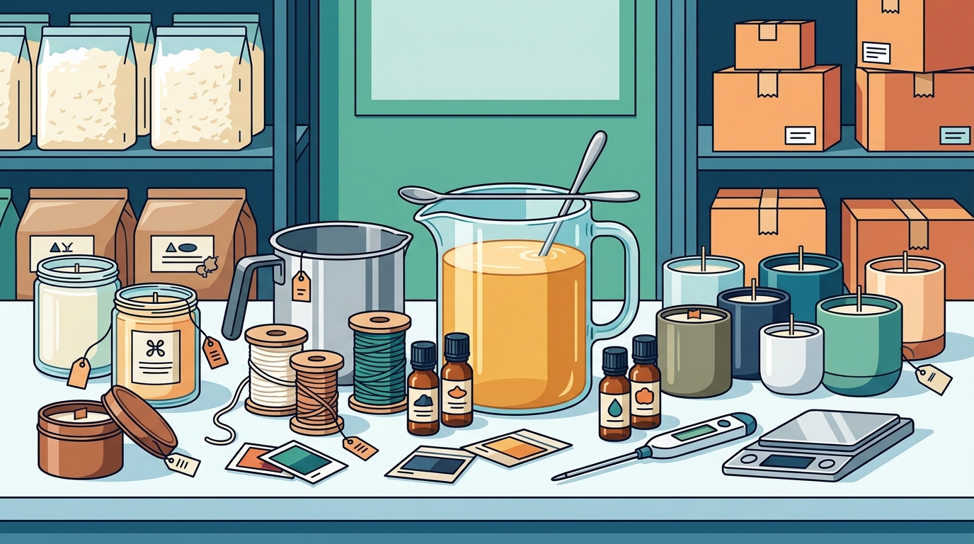 Where to Buy Supplies for a Home-Based Candle Company