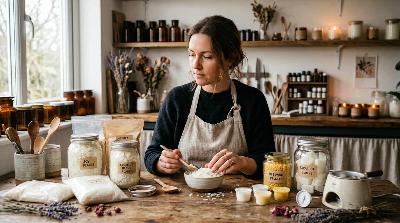 How to Choose the Right Wax for Your Candle Project