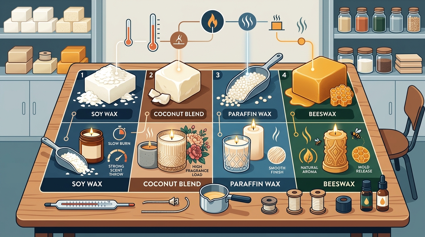 How to Choose the Right Wax for Your Candle Project