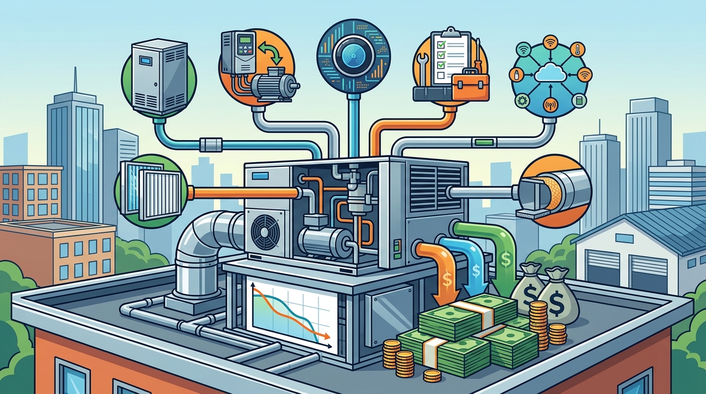 Commercial HVAC Efficiency: 7 Strategies That Cut Costs