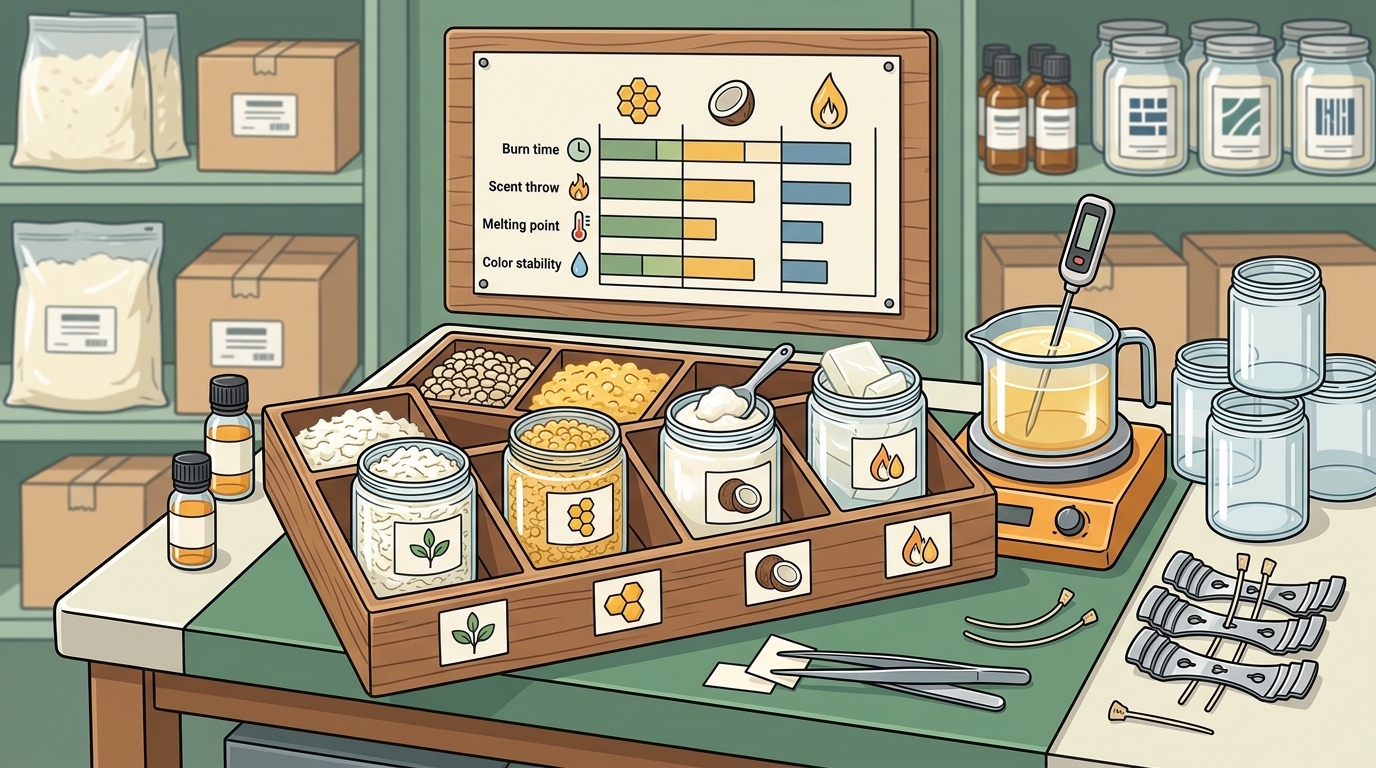 How to Choose the Right Wax for Your Candle Project