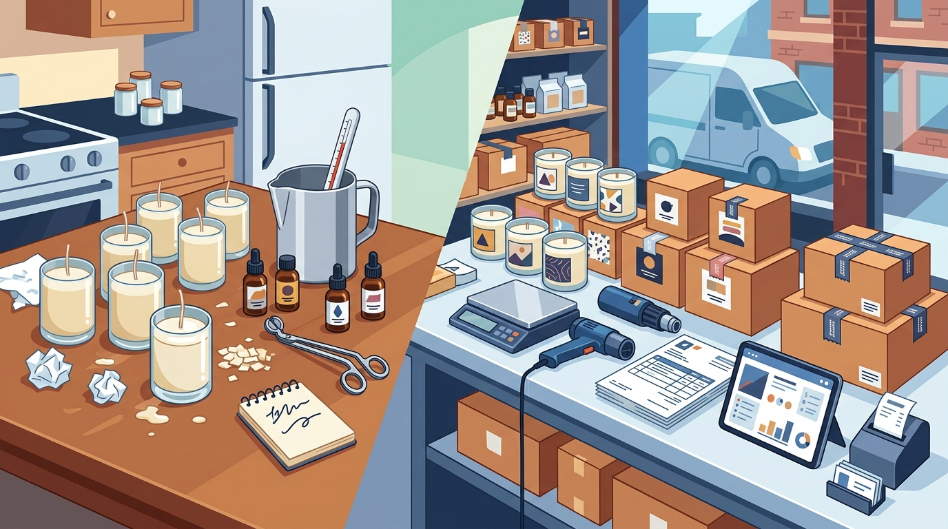 How to Turn Your Candle Hobby Into a Business