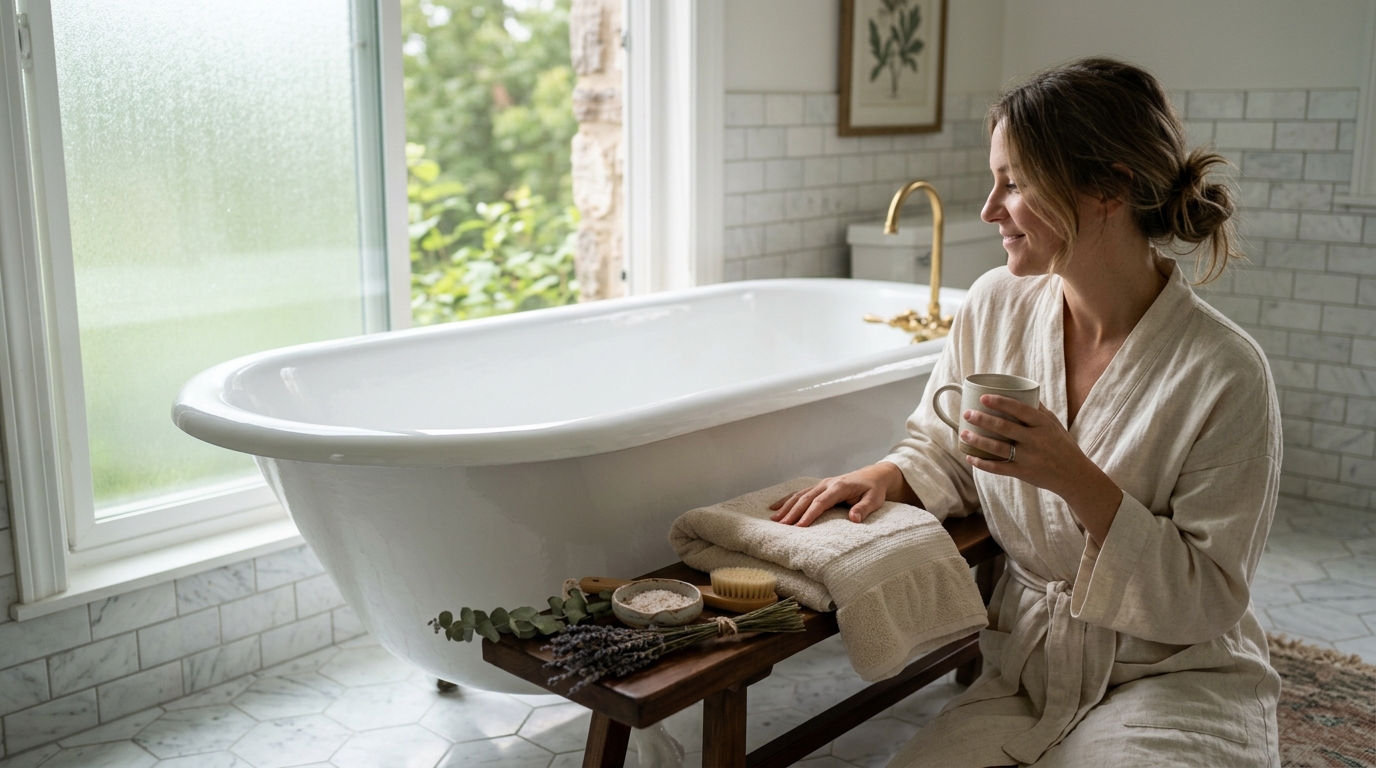 How to Give Your Old Porcelain Tub a New Look Without Replacing It