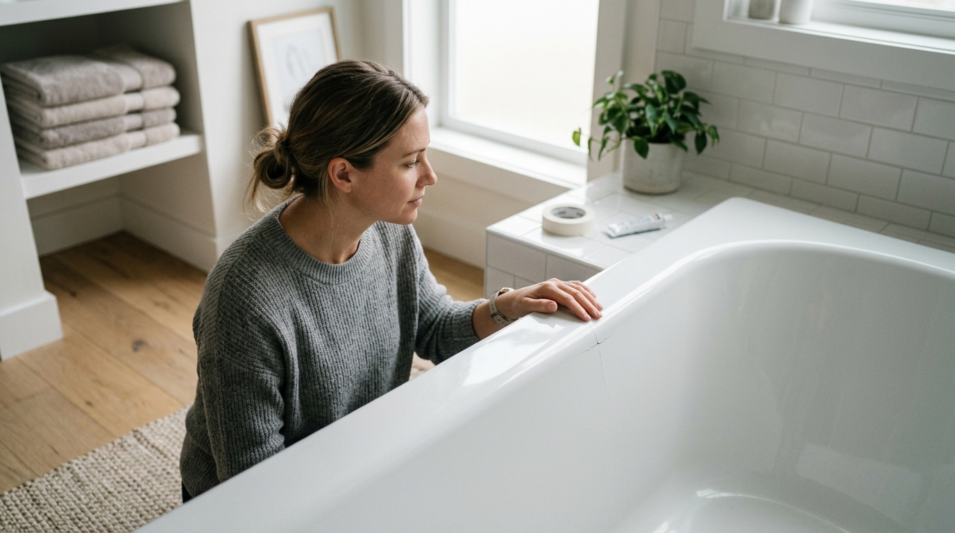 What's the Best Way to Repair a Cracked Fiberglass Tub? DIY Fixes, Pro Reglazing &amp; When to Replace