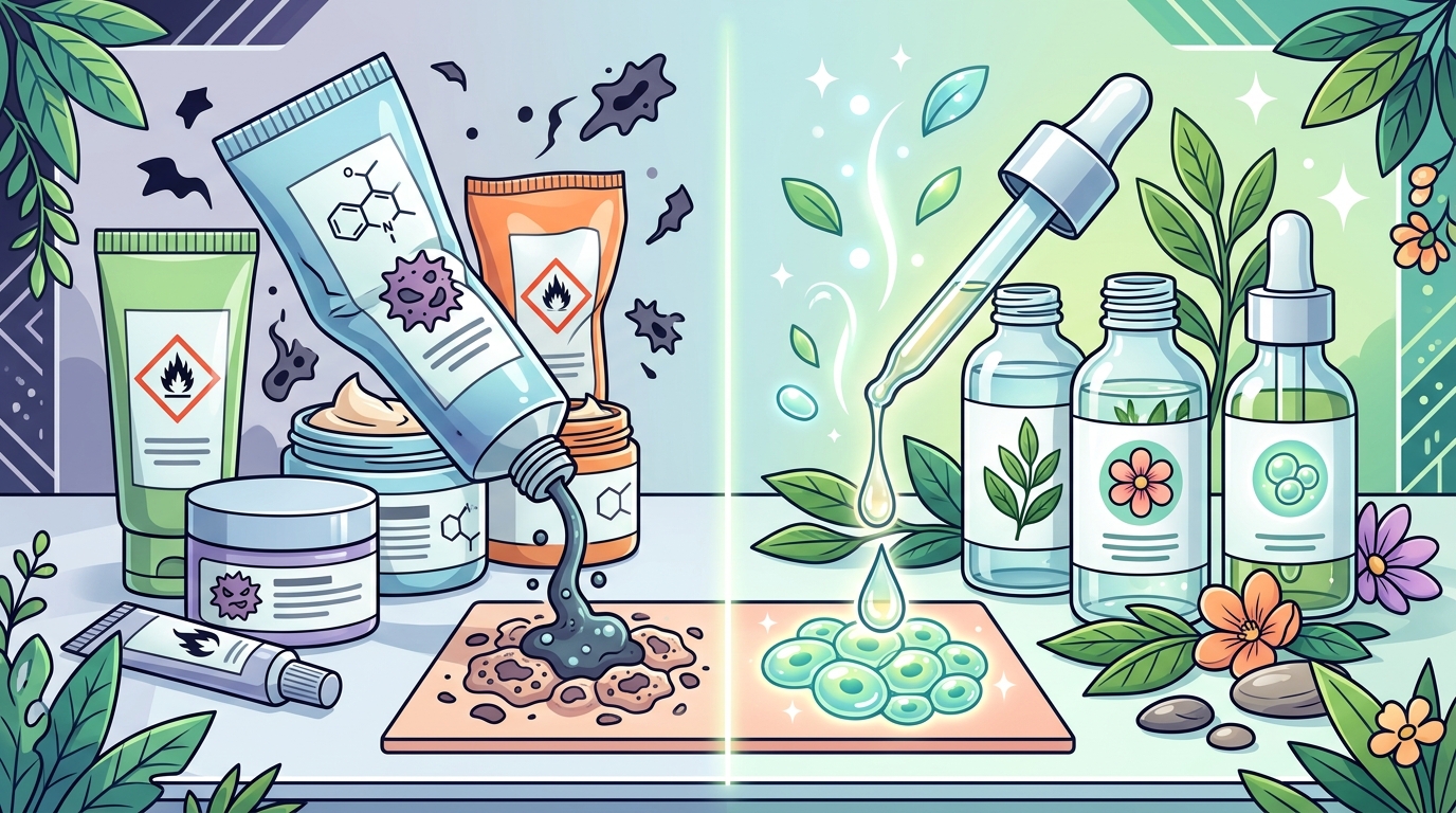 Natural Alternatives to Toxic Skincare: A Cellular-Health Guide to Cleaner, Science-Backed Ingredients