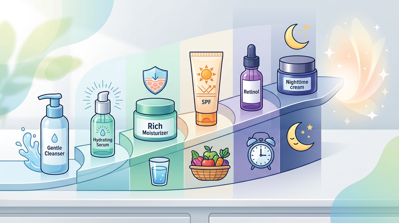 How to Optimize Your Skincare Routine for a Youthful, Natural Glow