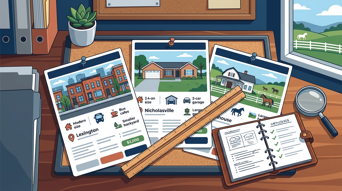 Comparing Properties in Central Kentucky: Key Features