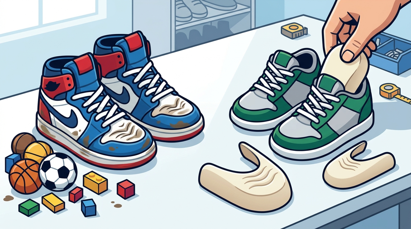 Memory Foam Crease Protectors for Kids Shoes: A Guide