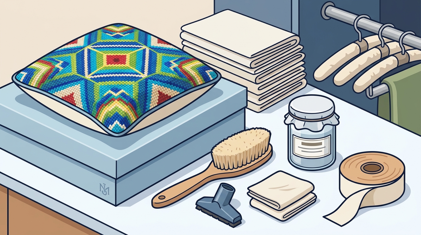 How to Care for Handmade Needlepoint: Cleaning & Storage