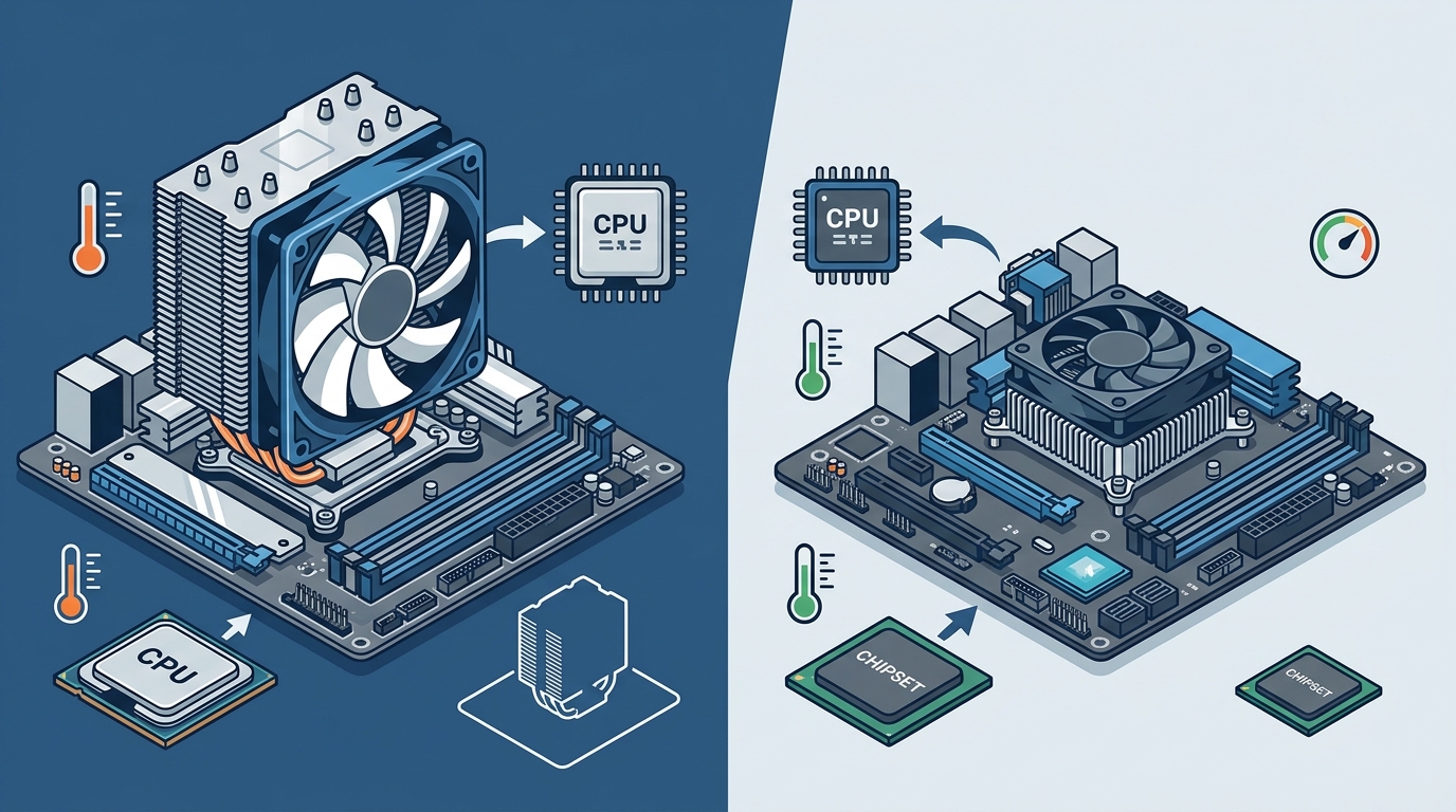 CPU Cooler vs Chipset Cooler: Key Differences Explained