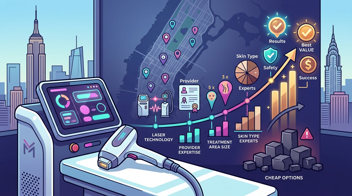 Laser Hair Removal Cost NYC: 2026 Pricing Guide