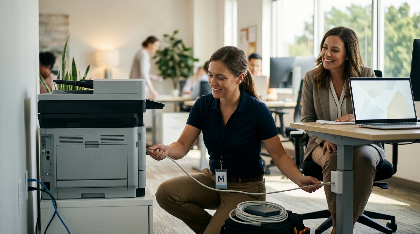 Printer Setup, Network Troubleshooting & Data Recovery in Indiana