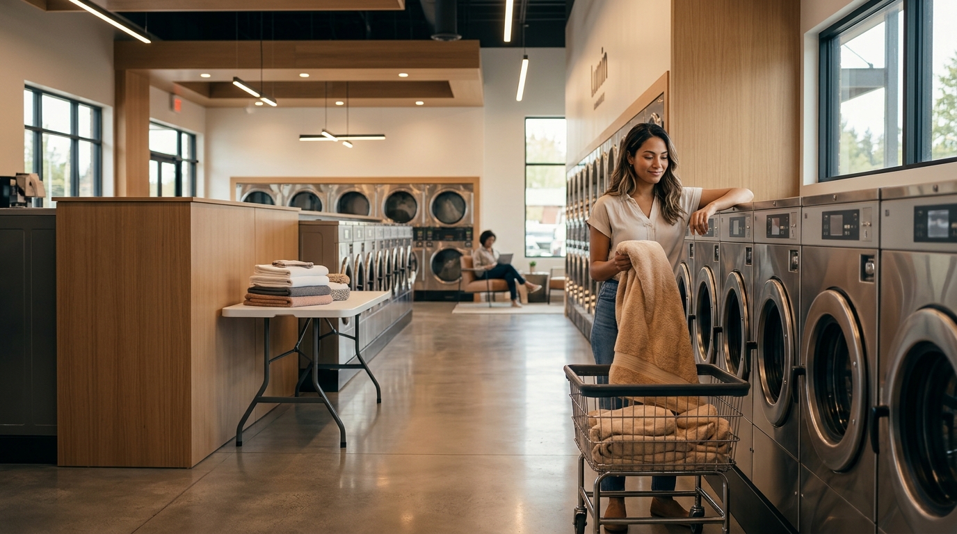 Large Full-Service Laundromat Near Shoreline WA