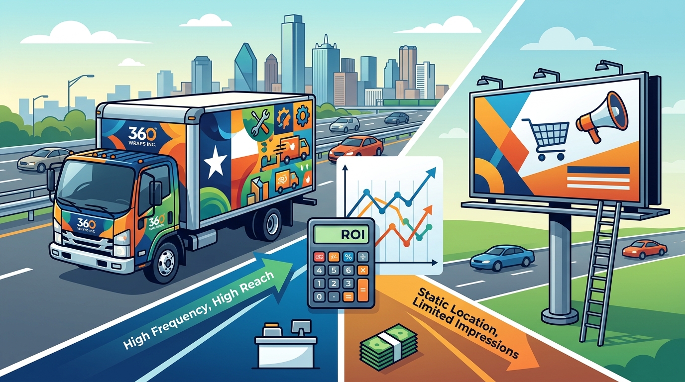 Vehicle Wrap vs Billboard ROI: Which Delivers More Value?
