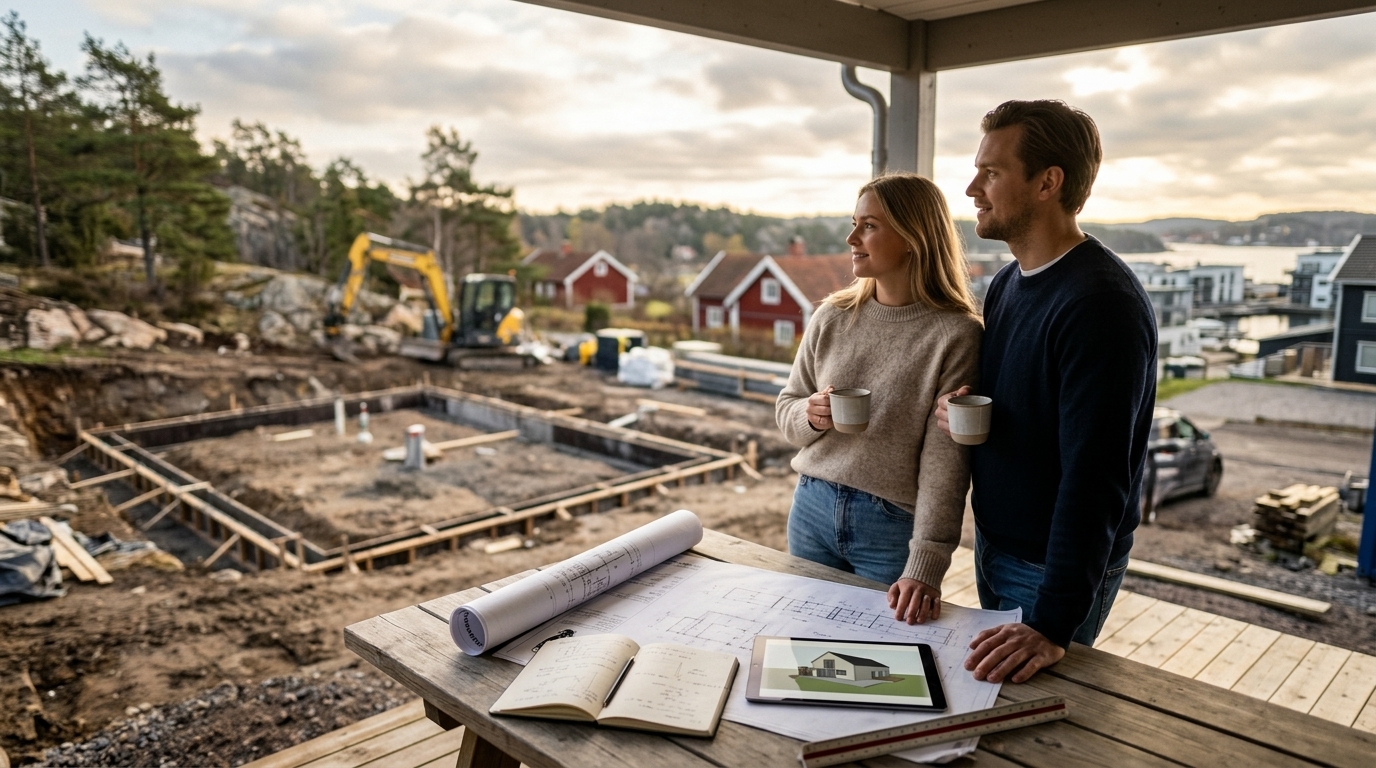 Bygga villa i Göteborg: Så kommer du igång steg för steg