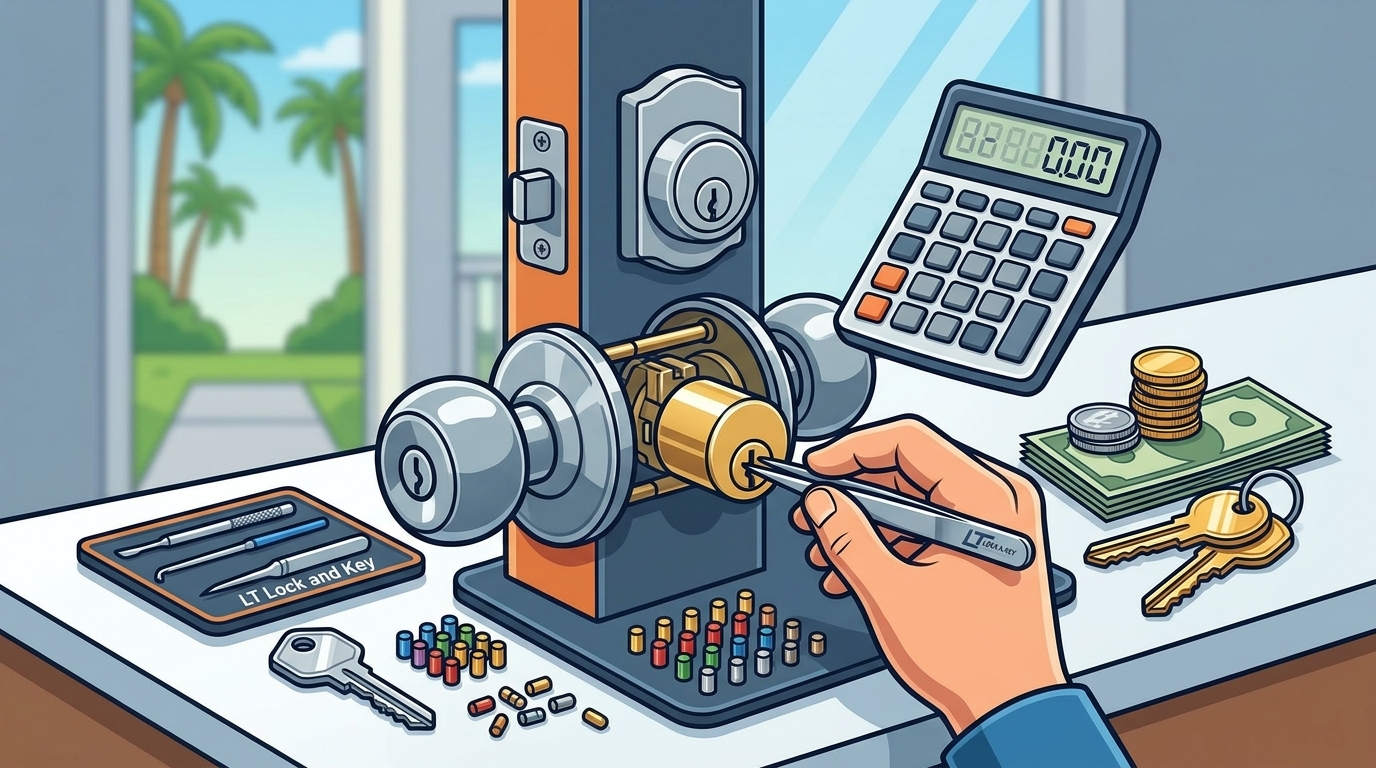 How Much Does It Cost to Rekey a Front Door in 2026?