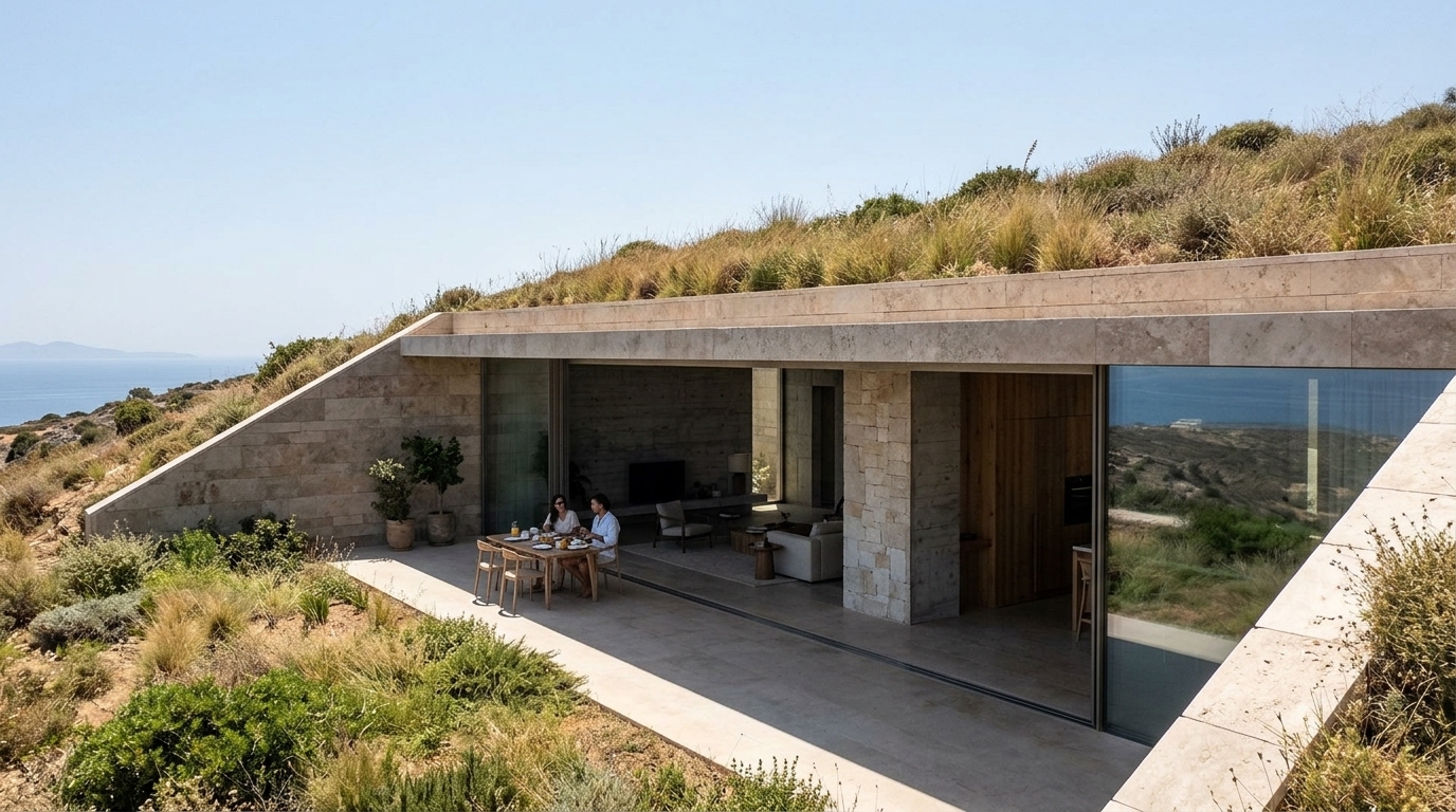 Earth-Sheltered Architecture: Energy Efficiency in Hot Climates