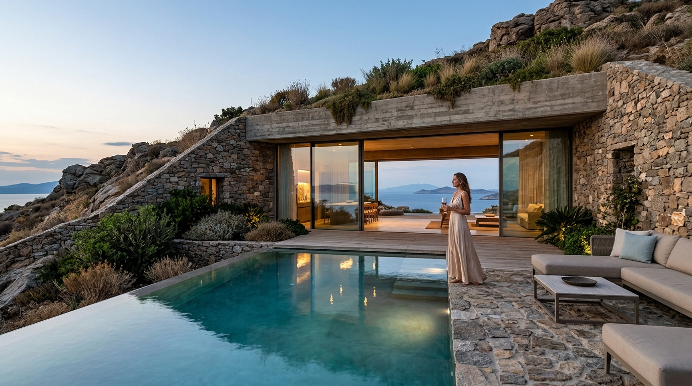 Award-Winning Subterranean Luxury Villas in Greece