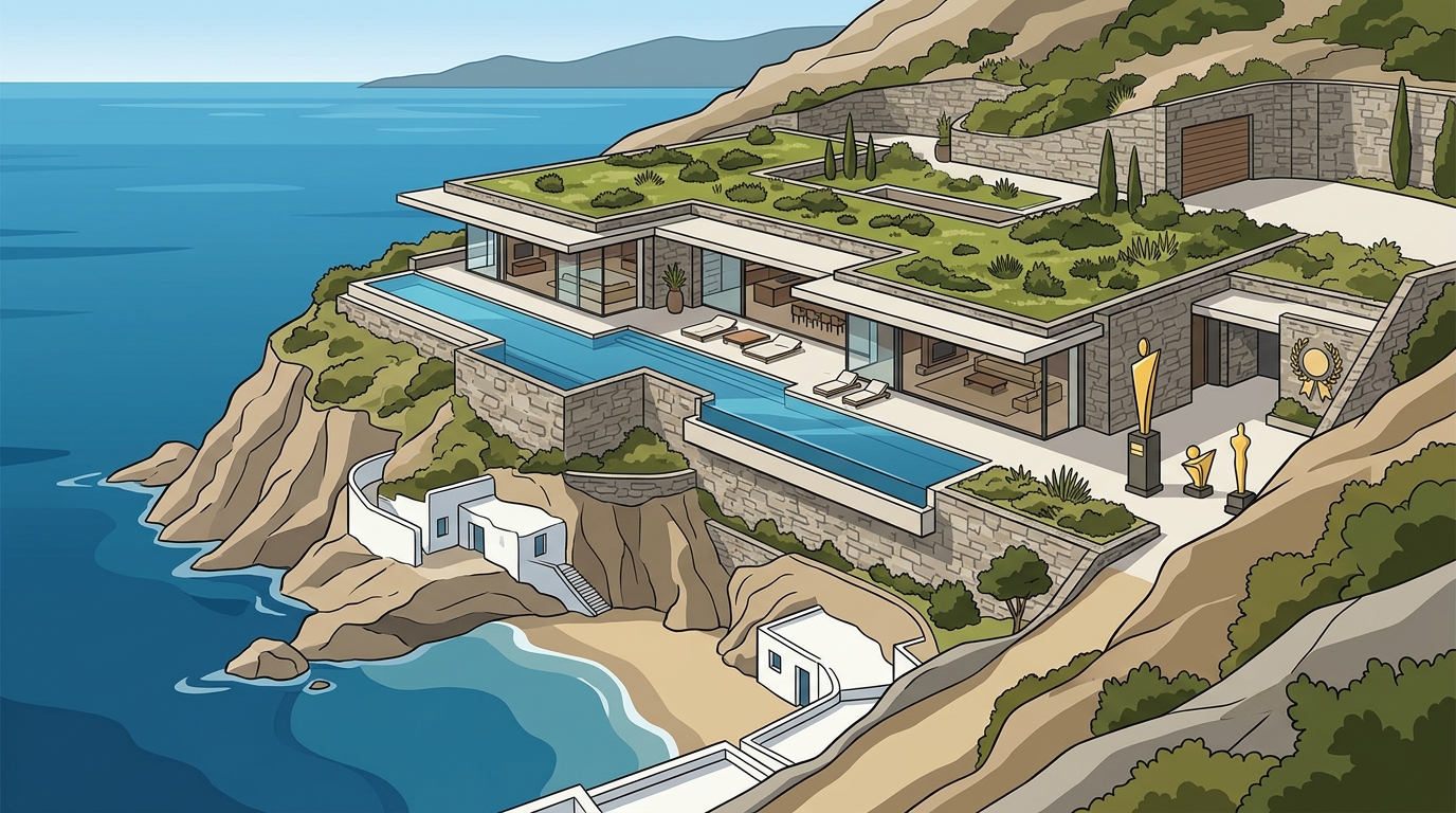 Award-Winning Subterranean Luxury Villas in Greece