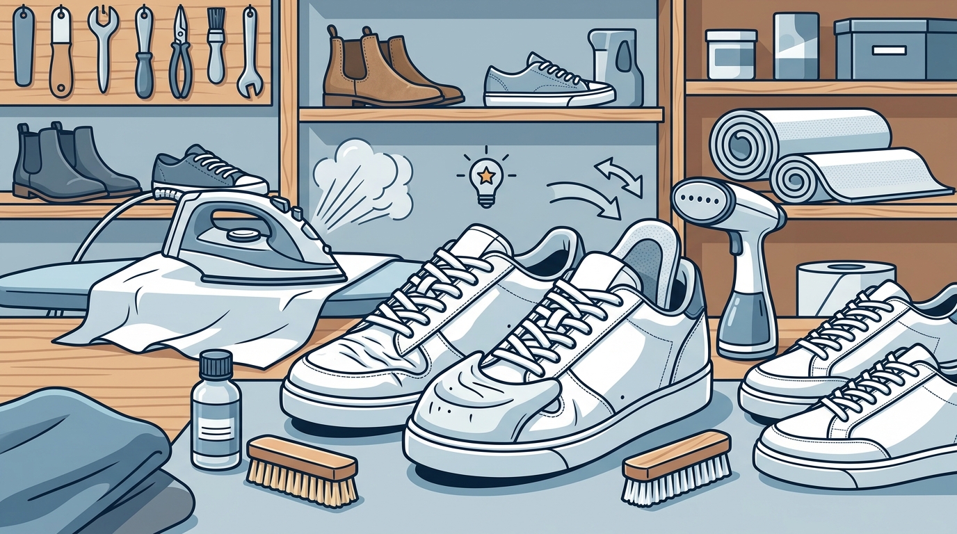 How to Remove Creases From Shoes Without Damage