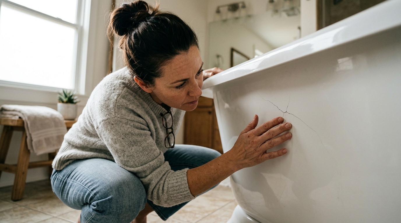 How to Repair a Cracked Fiberglass Tub the Right Way