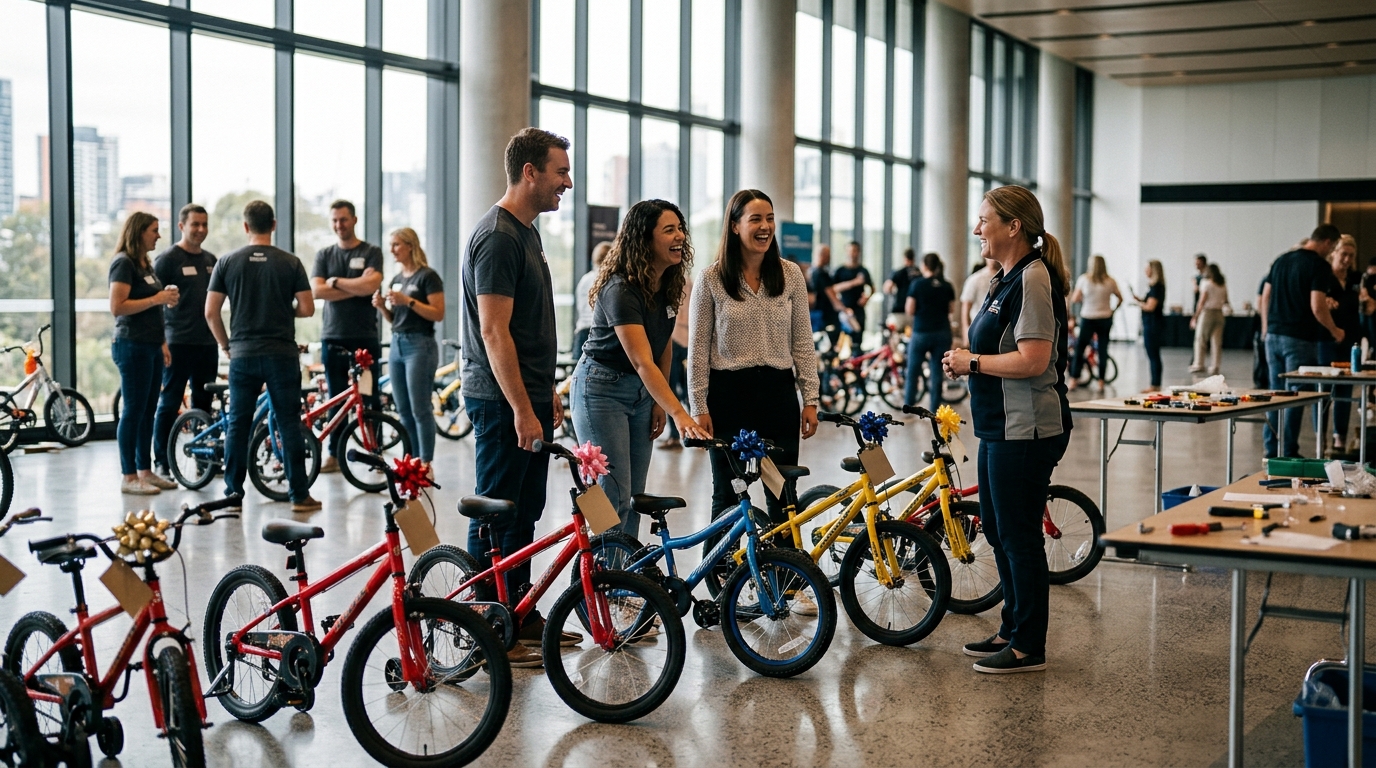 How to Organise a Charity Bike Building Event for a Conference