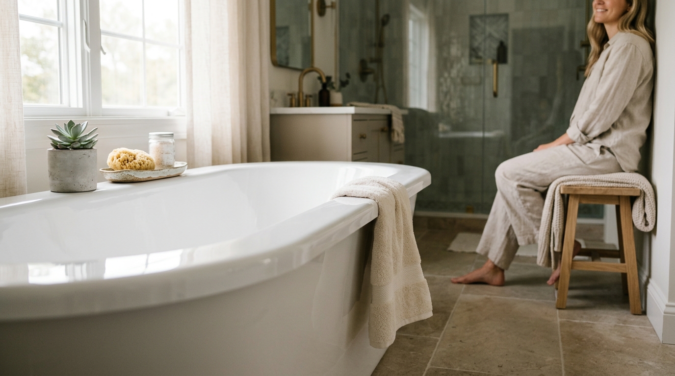 How to Give Your Old Porcelain Tub a New Look Fast
