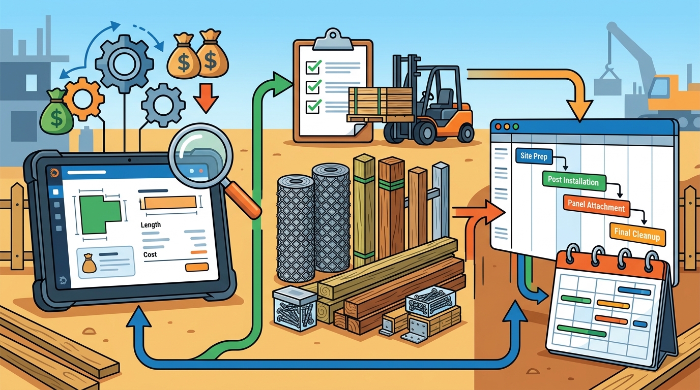 How to Simplify Fence Estimating, Materials & Scheduling