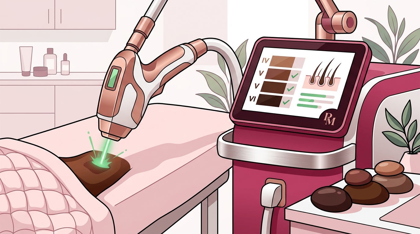 Laser Hair Removal for Melanated Skin: How to Find Safe Care