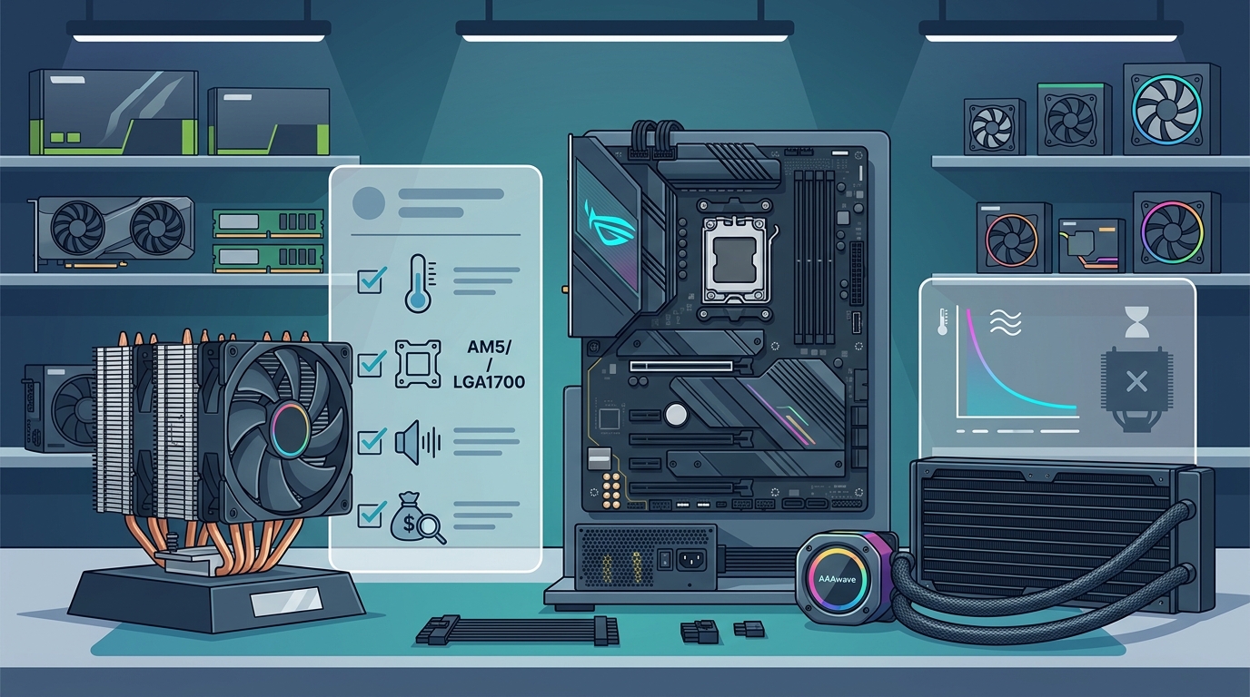 How to Choose a CPU Cooler for Gaming: Key Criteria