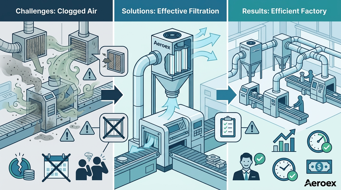 Industrial Air Filtration Challenges in Factories Solved