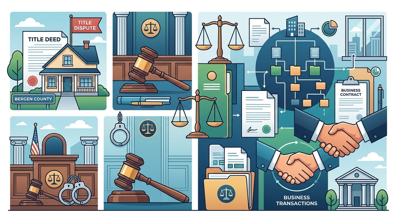 A Category-by-Category Breakdown of New Jersey Law Firm Services for Individuals and Corporations