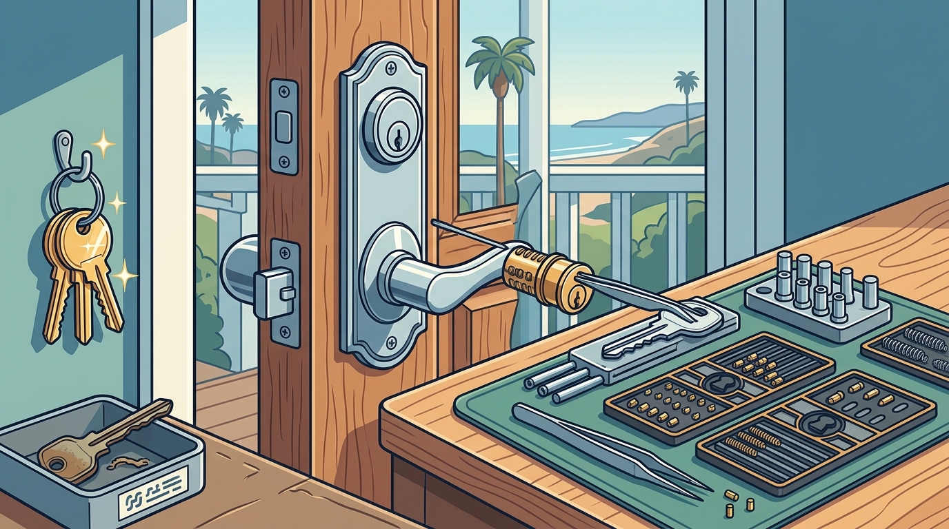 Cost to Rekey a Front Door in Encinitas (2026 Guide)