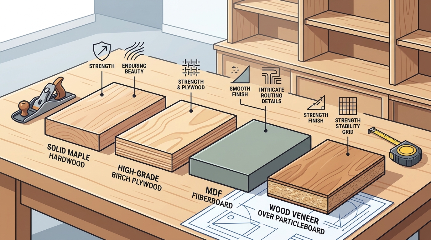 Best Materials for Residential Built-Ins: A Complete Guide