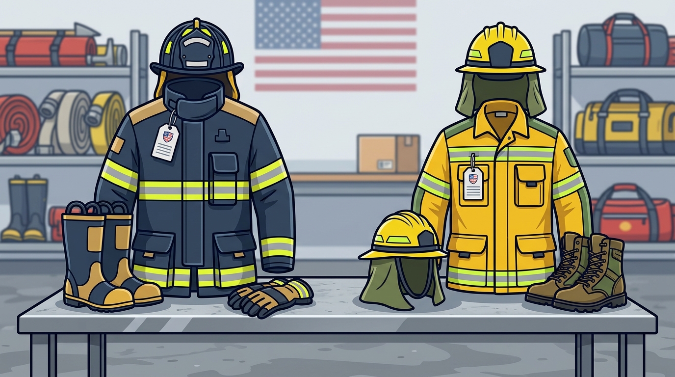 NFPA-Compliant Structural Fire Gear & Wildland Kits Online