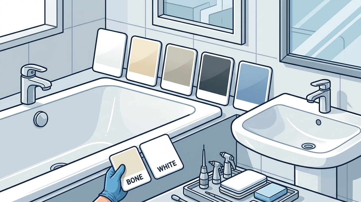 Bathtub & Sink Refinishing Color Options Explained